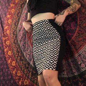 Black & White Skirt